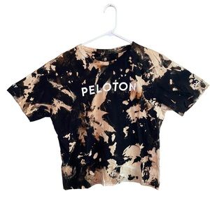 “Peloton” Bleach Tie-Dye Shirt (Woman’s XL)